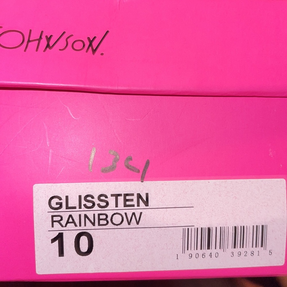 Betsy Johnson Glissten Rainbow Glitter Sandal - Picture 9 of 9